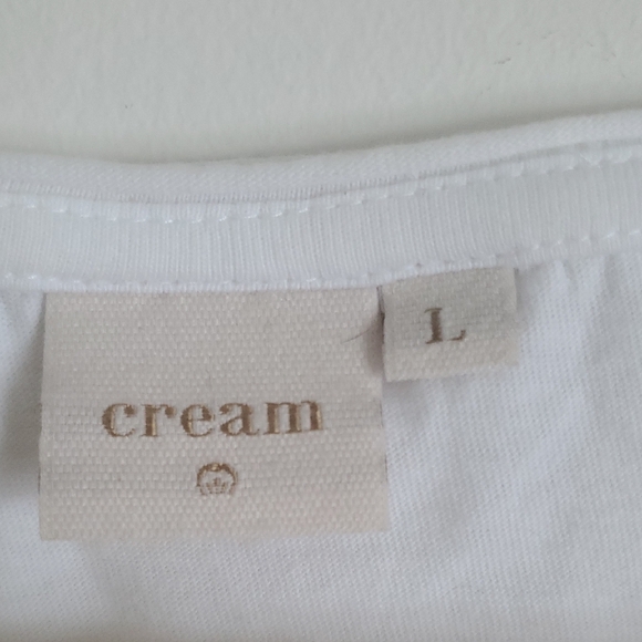 Embroidered Guitar Tee By Cream - Picture 4 of 9